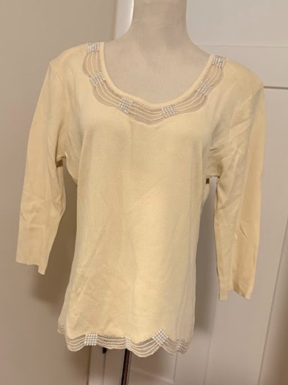 Radzoli beaded sweater